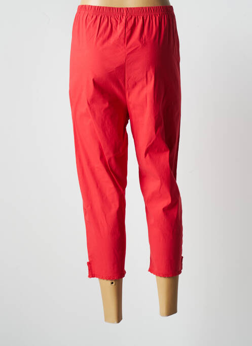 Pantalon trei sferturi roșu FRANCK ANNA femeie