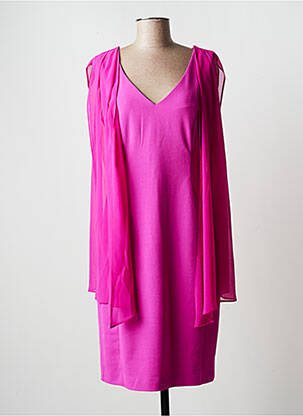 Rochie midi roz VERA MONT femeie