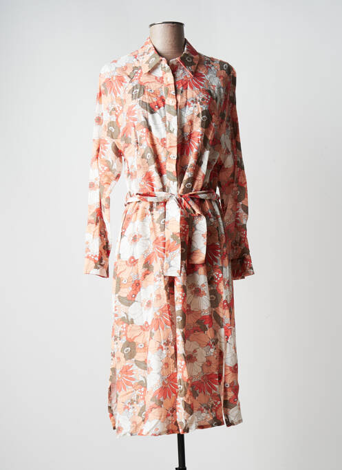 Rochie midi portocaliu C'EST BEAU LA VIE femeie