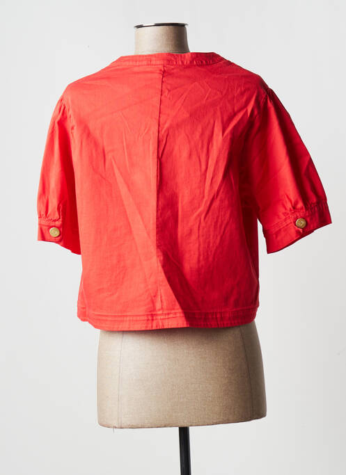 Bolero mâneci scurte roșu PAUL BRIAL femme