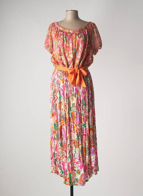 Rochie lungă portocaliu PAUL BRIAL femeie