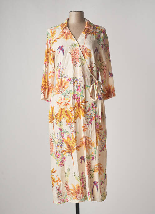 Rochie lungă bej DIANE LAURY femeie