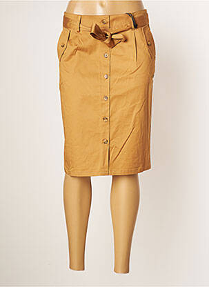 Fustă midi maro JULIE GUERLANDE femeie