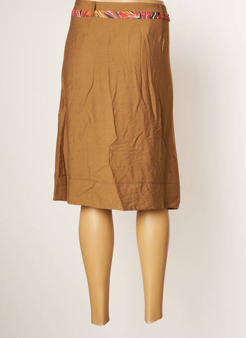 Fustă midi maro CHRISTINE LAURE femeie