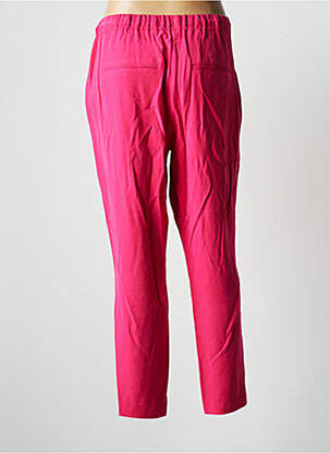 Pantalon 7/8 țesătură poplin mărime normală roz JULIE GUERLANDE femeie