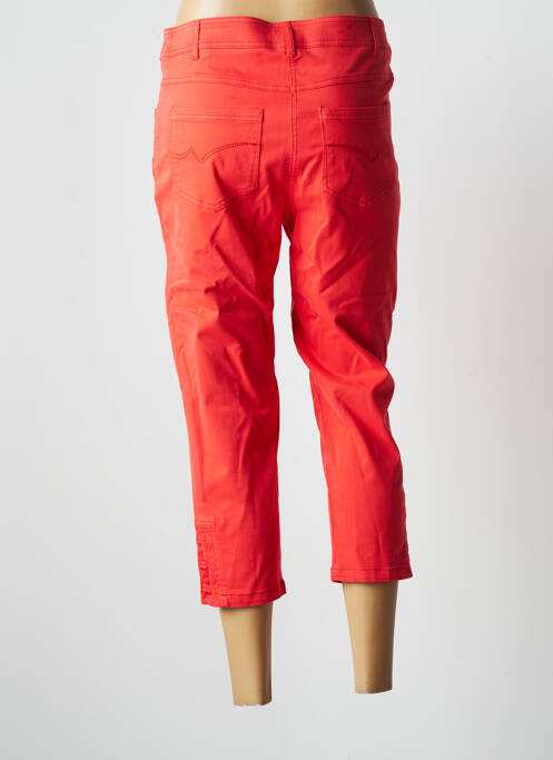 Pantalon trei sferturi roșu PAUSE CAFE femeie