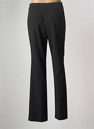 Pantalon larg țesătură poplin mărime normală negru CHRISTIAN MARRY femeie