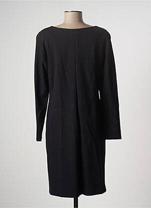 Rochie midi imprimeu fantezie mâneci lungi negru PAUSE CAFE femeie