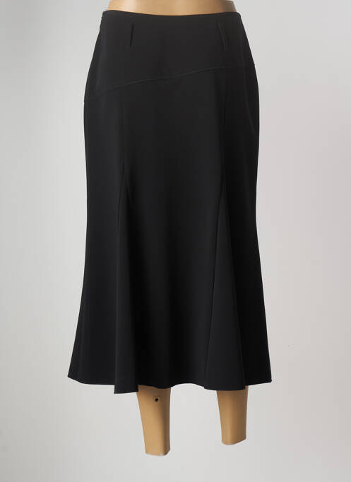 Fustă midi negru HUCKE WOMAN femeie