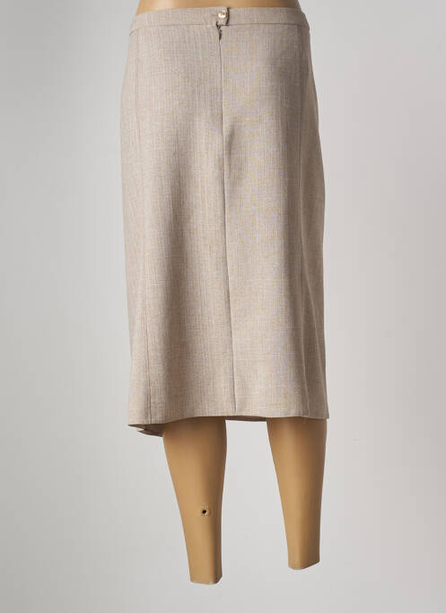 Fustă midi bej GUY DUBOUIS femeie