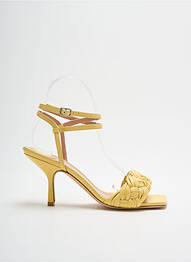 Sandale/pantofi decupați toc cui. toc de 4 la 6 cm galben THE SELLER femme