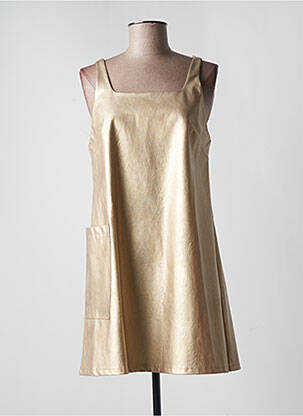 Rochie scurtă bej PLEASE femeie