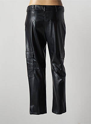 Pantalon drept talie cu cleme talie înaltă negru IMPERIAL femeie