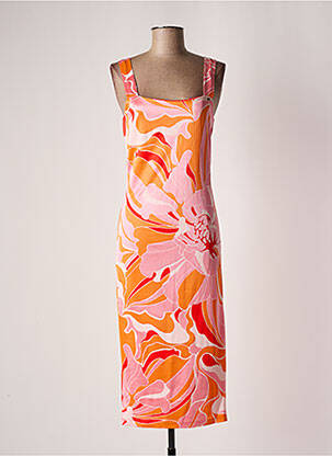 Rochie midi portocaliu KOCCA femeie