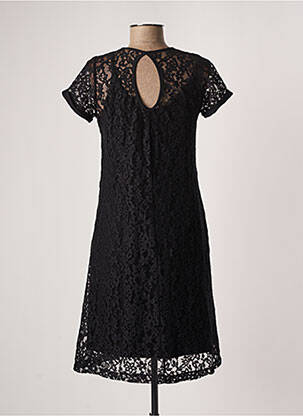 Rochie midi mâneci scurte mâneci scurte negru LE PETIT BAIGNEUR femeie