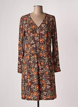 Rochie midi maro INDI & COLD femeie