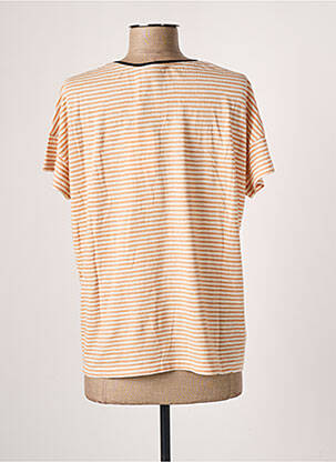 Tricou elasticitate mâneci scurte bej INDI & COLD femeie