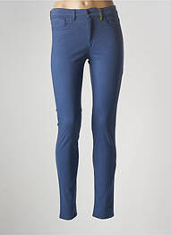Pantalon slim țesătură poplin mărime normală albastru COUTURIST femeie