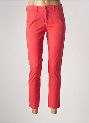 Pantalon slim roșu COUTURIST femeie