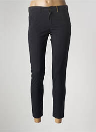 Pantalon slim țesătură poplin mărime normală negru COUTURIST femeie