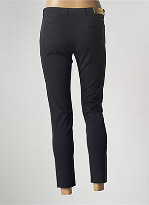 Pantalon slim țesătură poplin mărime normală negru COUTURIST femeie