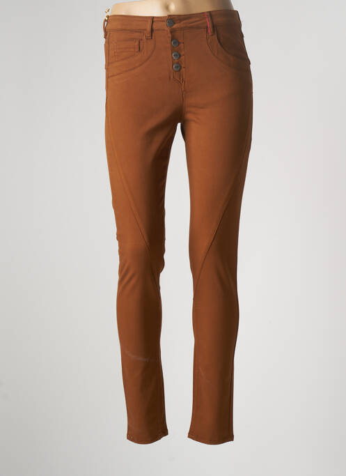Pantalon slim maro COUTURIST femeie