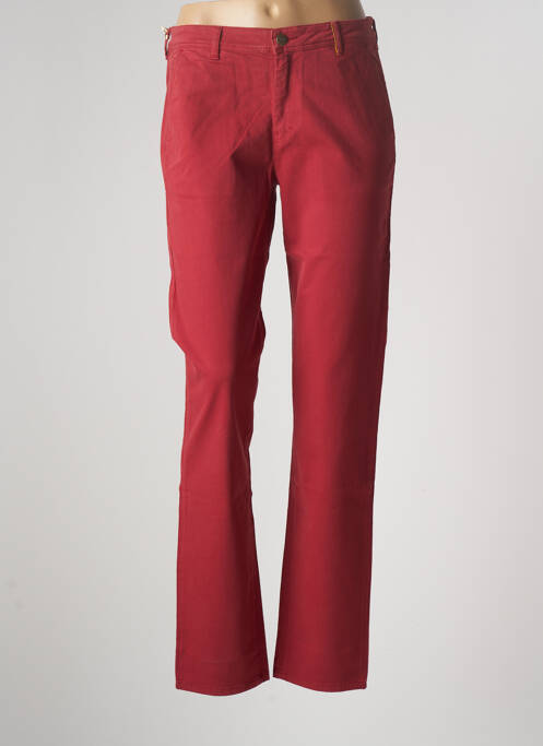 Pantalon drept roșu COUTURIST femeie