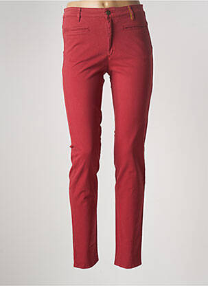 Pantalon slim roșu COUTURIST femeie