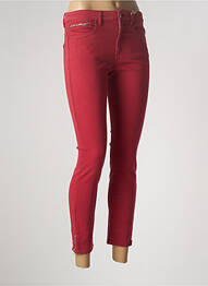 Pantalon 7/8 elasticitate mărime normală roșu COUTURIST femeie