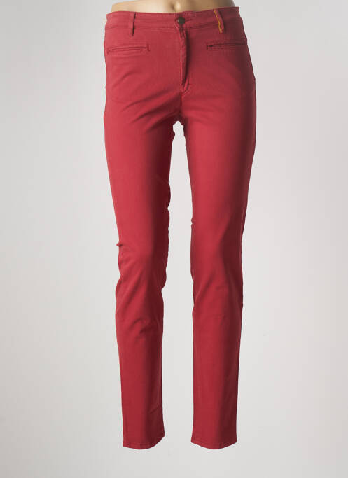 Pantalon slim roșu COUTURIST femeie