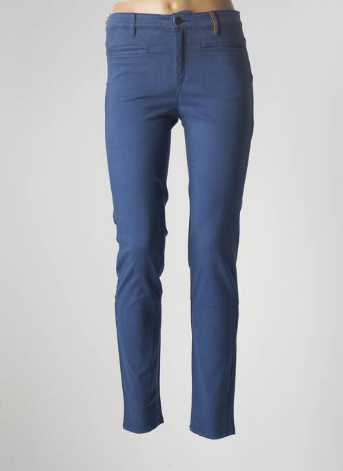 Pantalon slim albastru COUTURIST femeie