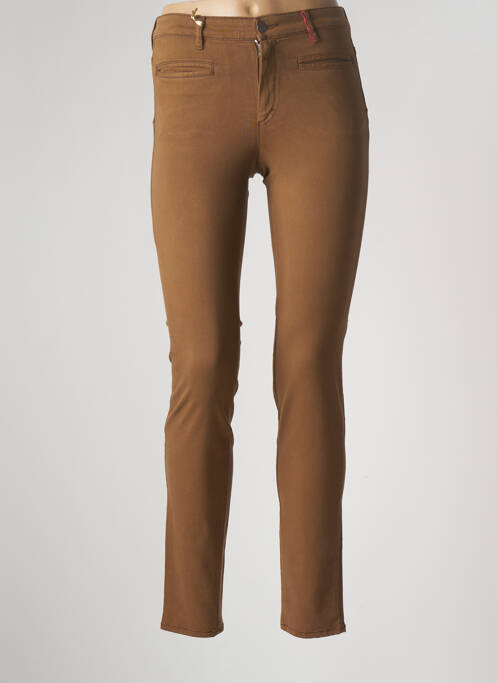 Pantalon slim maro COUTURIST femeie
