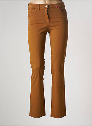 Pantalon slim galben COUTURIST femeie