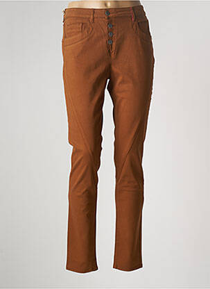 Pantalon slim maro COUTURIST femeie