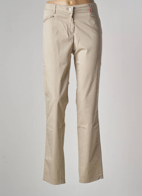 Pantalon slim bej COUTURIST femeie