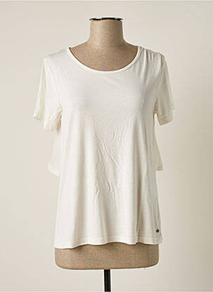 Tricou elasticitate mâneci scurte bej TEDDY SMITH femeie