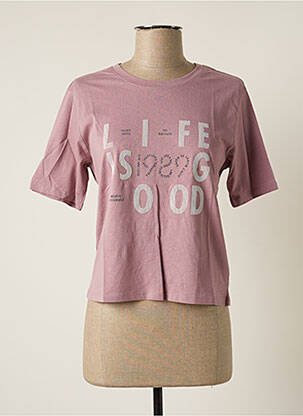 Tricou violet TEDDY SMITH fată