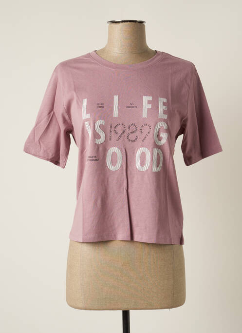 Tricou violet TEDDY SMITH fată