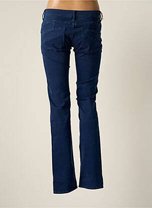 Pantalon slim talie joasă talie joasă albastru TEDDY SMITH femeie