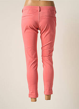 Pantalon chino talie joasă talie joasă roz TEDDY SMITH femeie
