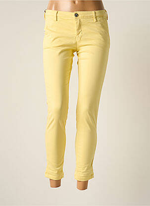 Pantalon chino galben TEDDY SMITH femeie