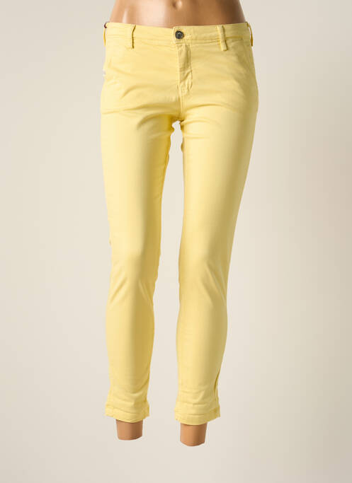 Pantalon chino galben TEDDY SMITH femeie