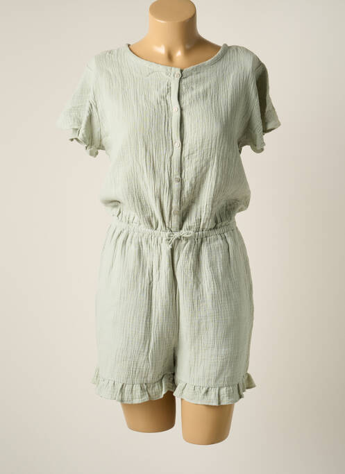 Salopetă scurtă verde TEDDY SMITH fată