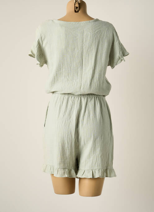 Salopetă scurtă verde TEDDY SMITH fată