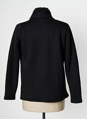 Jachete casual finisaj interior blană sintetică negru TEDDY SMITH fată