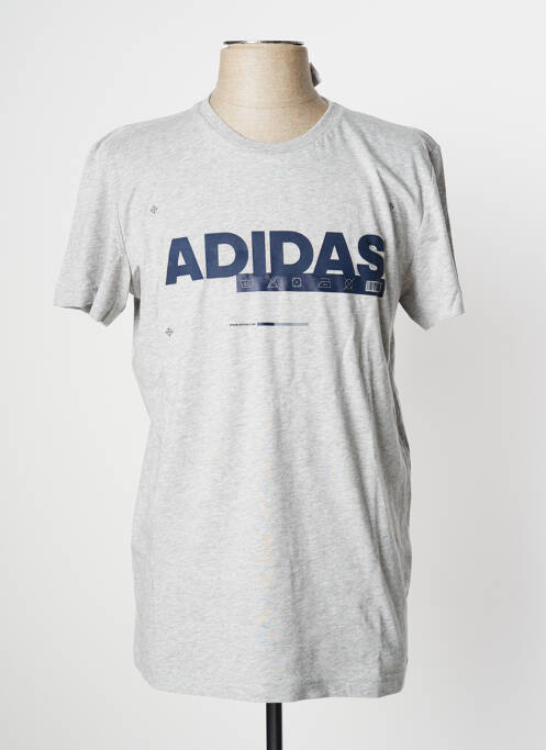 Tricou gri ADIDAS bărbat