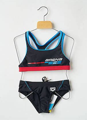 Costum de baie din două piese negru ARENA fată