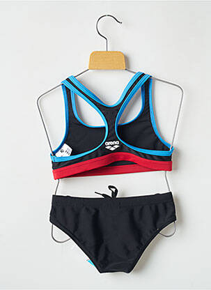 Costum de baie din două piese elasticitate negru ARENA fată