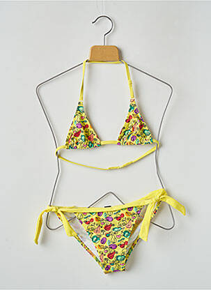 Costum de baie din două piese galben ARENA fată