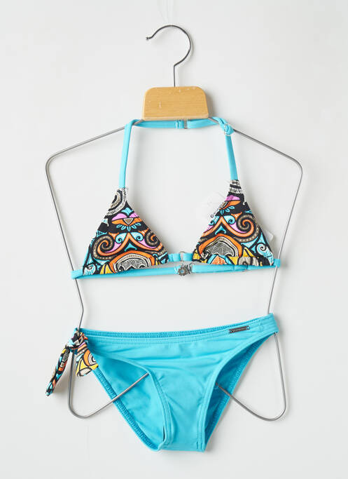 Costum de baie din două piese albastru GRAIN DE SABLE fată